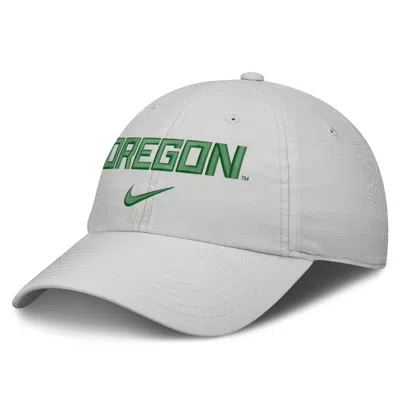 Nike Oregon Sideline Club Practice  Unisex College Adjustable Hat In Grey