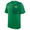 Nike Green Oregon Ducks 2025 Sideline Uv Performance Coach T-shirt In Green