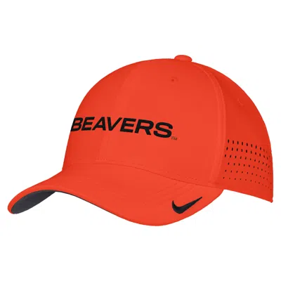 Nike Oregon State Sideline  Unisex Dri-fit College Hat In Orange