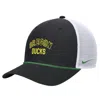 Nike Oregon  Unisex College Snapback Trucker Hat In Black