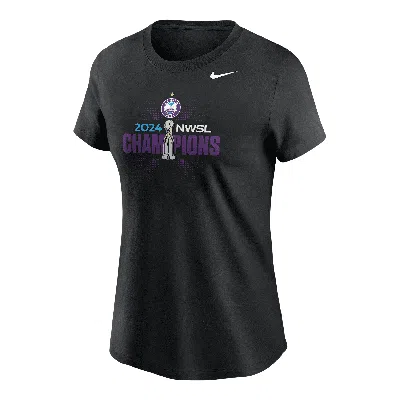 Nike Orlando Pride 2024 Nwsl Champions  Women's T-shirt In Black