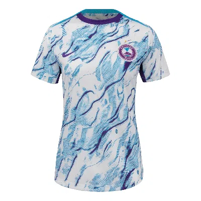 Nike Orlando Pride 2025  Women's Nwsl Short-sleeve Pre-match Top In Purple
