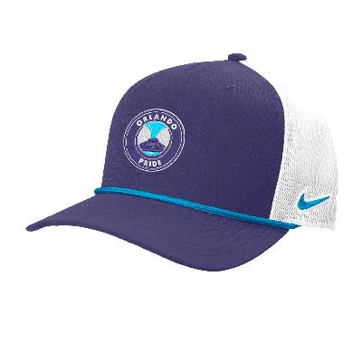 Nike Orlando Pride  Unisex Nwsl Trucker Cap In Purple
