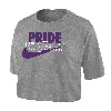Nike Orlando Pride  Women's Dri-fit Soccer Cropped T-shirt In Grey