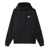 Nike Outdoor Sports Zipper Windproof Casual Jacket Black