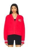 Nike Over-oversized Graphic Cardigan In University Red