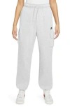 Nike Oversize Fleece Cargo Sweatpants In White