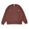Nike Oversize Logo Sweatshirt 'copper' In Brown