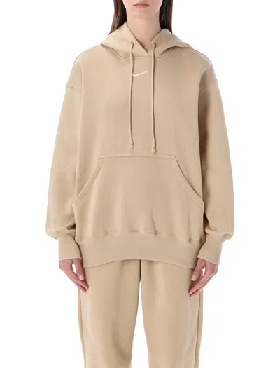Nike Oversized Hoodie For Everyday Comfort In Linen
