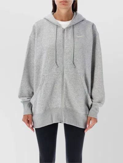 Nike Oversized Hoodie Phoenix Fleece Os In Gray