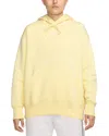 Nike Oversized Pullover Hoodie In Alabaster/sail