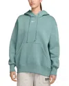 Nike Sportswear Phoenix Fleece Pullover Hoodie In Green