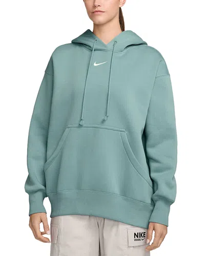 Nike Sportswear Phoenix Fleece Pullover Hoodie In Green
