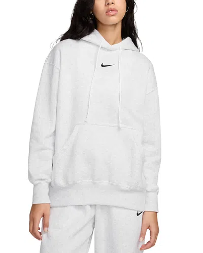 Nike Oversized Pullover Hoodie In White