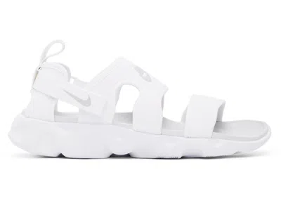 Pre-owned Nike Owaysis Sandal Platinum (women's) Sneakers In White/pure Platinum