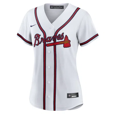 Nike Women's Atlanta Braves Official Replica Jersey In White