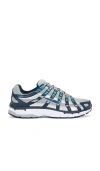 Nike P-6000 Casual Shoes Size 13.0 Leather In Armory Navy  Metallic Silver  & Flt Silv