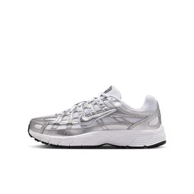 Nike P-6000 Big Kids' Shoes In Silver