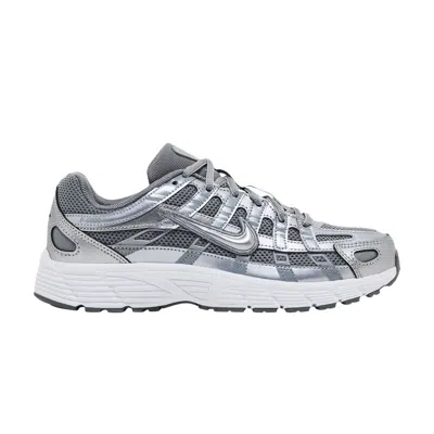 Pre-owned Nike P-6000 Gs 'metallic Cool Grey' | Kid's Size 3.5