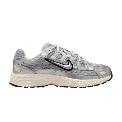 Pre-owned Nike P-6000 Gs 'metallic Silver' | Kid's Size 2