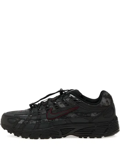 Nike P-6000 Lace-up Low-top Sneakers In Black