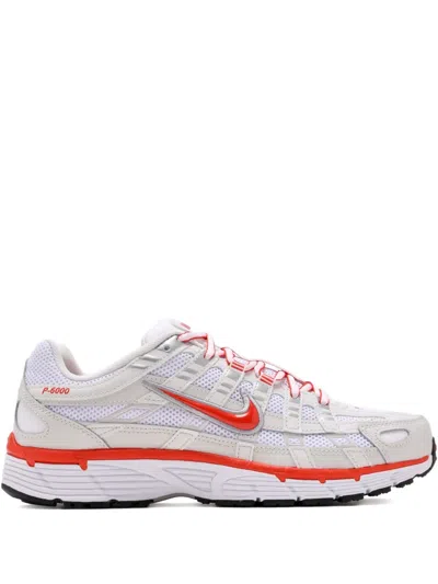 Nike P-6000 Mesh Sneakers In White