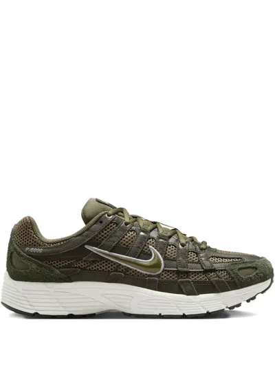Nike P-6000 Mesh Trainers In Green
