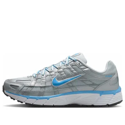 NIKE NIKE P-6000 'METALLIC PLATINUM UNIVERSITY BLUE'