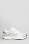 Nike P-6000 Sneakers In Silver Leather And Fabric