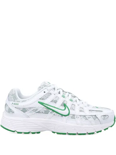 Nike P-6000 Patterned Sneakers In White