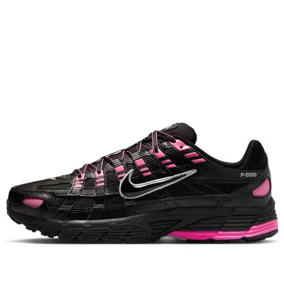 Nike P-6000 'pink Blast Metallic Silver Black' In Multi