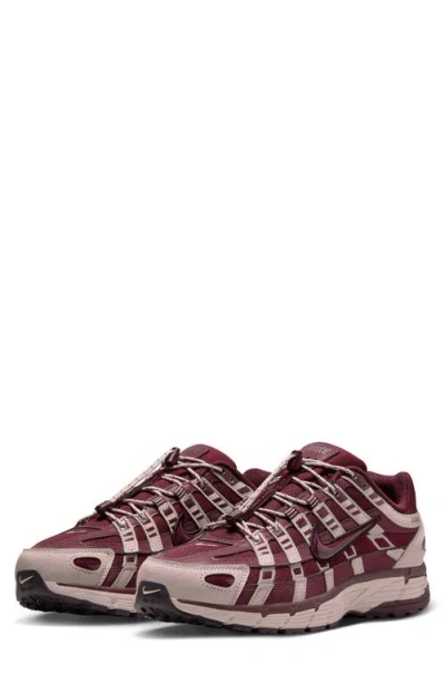 Nike P-6000 Sneaker In Burgundy