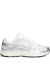 Nike P-6000 Sneakers In Silver Leather And Fabric In Silver