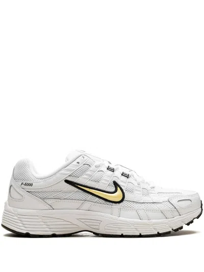 Nike P-6000 Sneaker In White/black/lemon Chiffon