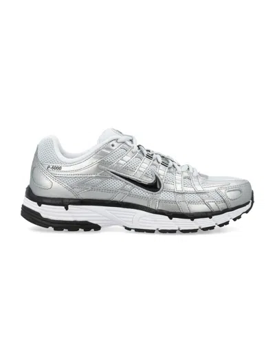 Nike P-6000 Woman In White Black Silver