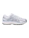 Nike P-6000 Sneakers In Silver Leather And Fabric In Silver