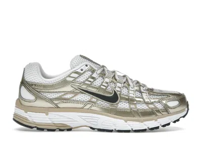 Pre-owned Nike P6000 Gold (women's) Sneakers In Metallic Gold In White/grain/metallic Gold Grain In Multi