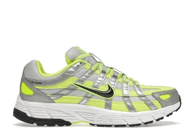 Pre-owned Nike P6000 Naked (women's) Sneakers In Volt/black/metallic Silver
