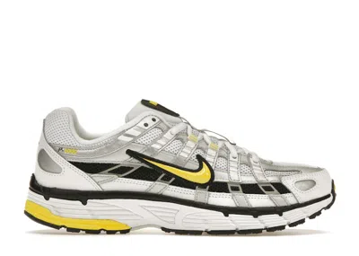 Pre-owned Nike P6000 Opti Yellow (women's) Sneakers In White/metallic Platinum/black