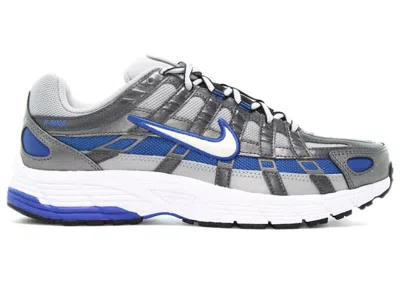 Pre-owned Nike P6000 Royal (women's) Sneakers In Wolf Grey/game Royal/metallic Dark Grey