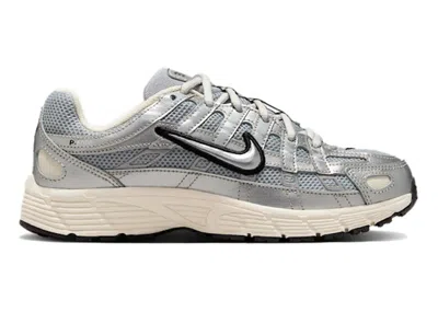 Pre-owned Nike P6000 Sneakers In Metallic Silver/black/pale Ivory In Multi