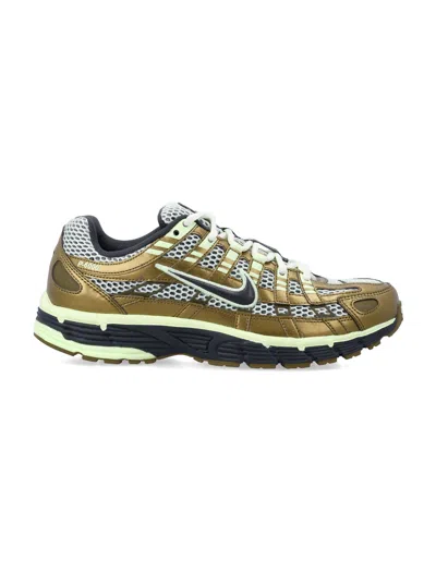 Nike P-6000 Sneakers - Unisex Retro Runner In Olive Flak