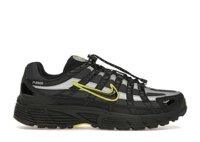 Pre-owned Nike P6000 (women's) Sneakers In Anthracite/high Voltage/metallic Silver