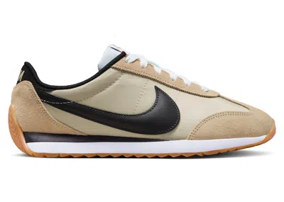 Pre-owned Nike Pacific Black (women's) Sneakers In Grain/gum Light Brown/safety Orange