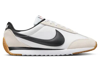 Pre-owned Nike Pacific Black (women's) Sneakers In White/platinum Tint/safety Orange In Multi
