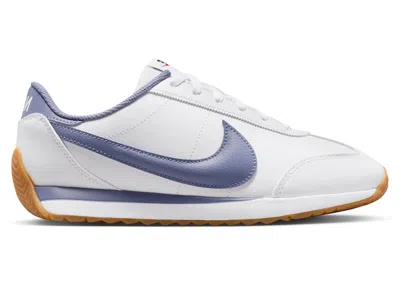 Pre-owned Nike Pacific Leather Gum (women's) Sneakers In White/gum Light Brown/world Indigo