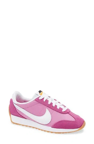 Nike Pacific Low Top Sneaker In Playful Pink/ White/ Brown