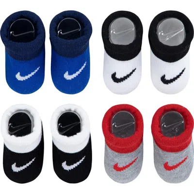 Nike Pack Of 4 Knit Booties In Multi
