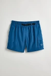 Nike Packable Belted Cargo Short In Court Blue, Men's At Urban Outfitters
