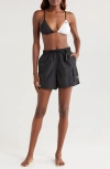 Nike Packable Volley Cover-up Shorts In Black